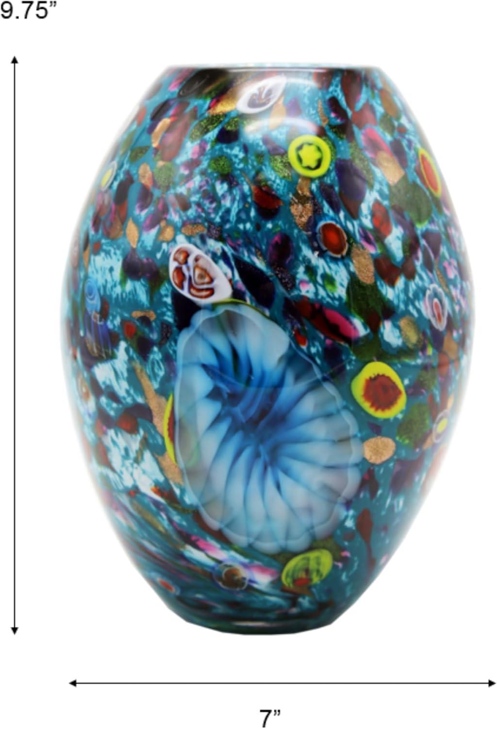 Dale Tiffany Glass Table Vase