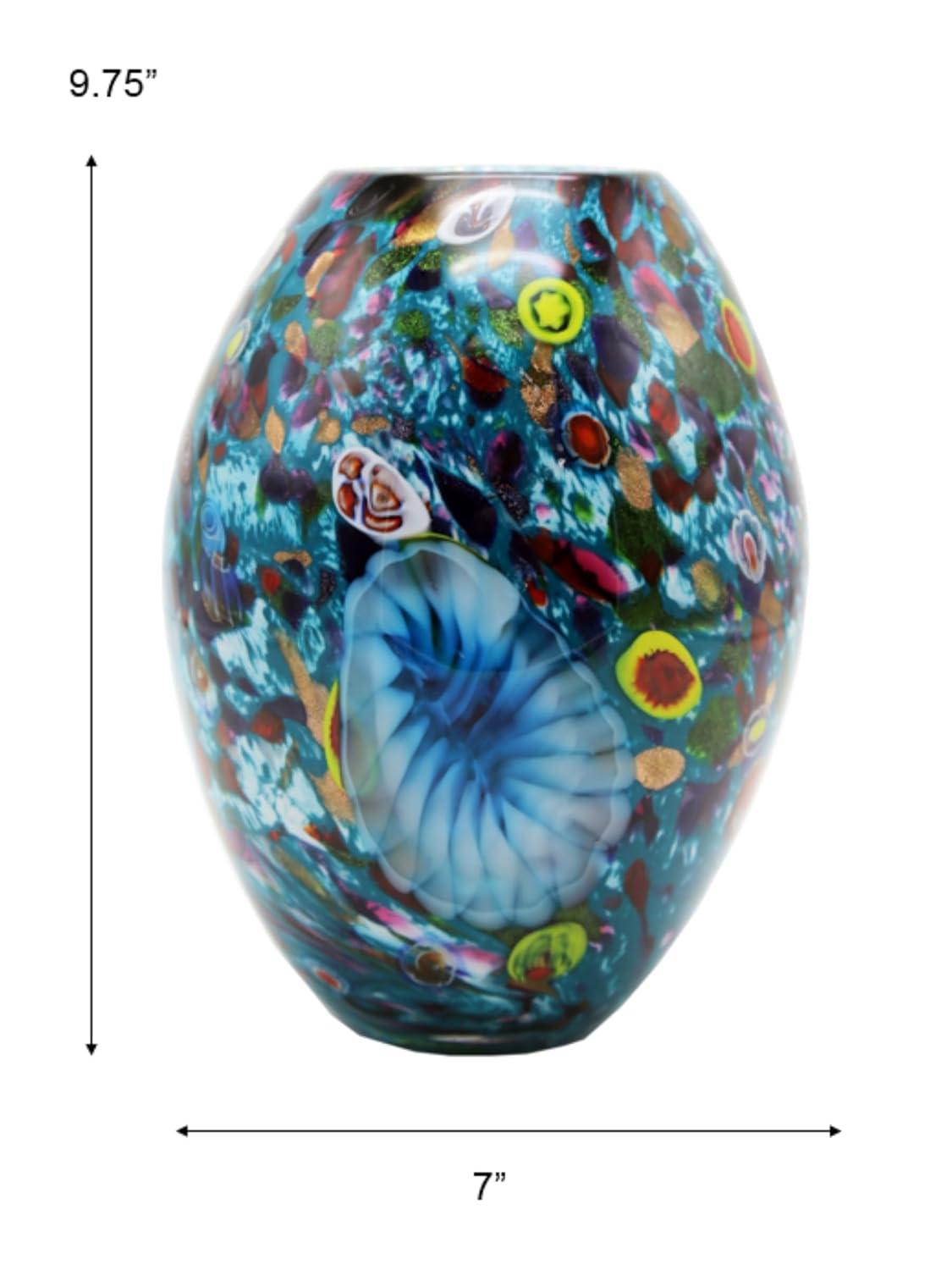 Dale Tiffany Glass Table Vase