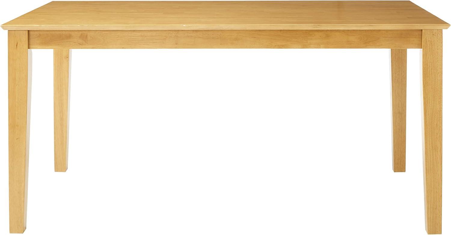 East West Furniture, Capri Rectangular Dining Table 36"x60" with Solid Wood Top In Cappuccino Finish