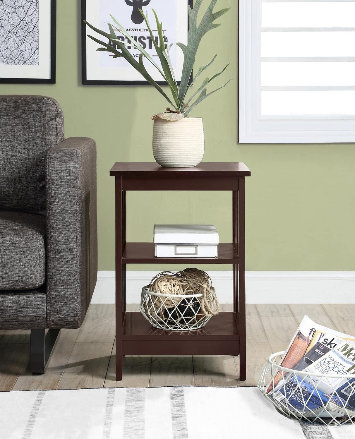 Convenience Concepts Mission End Table, Espresso