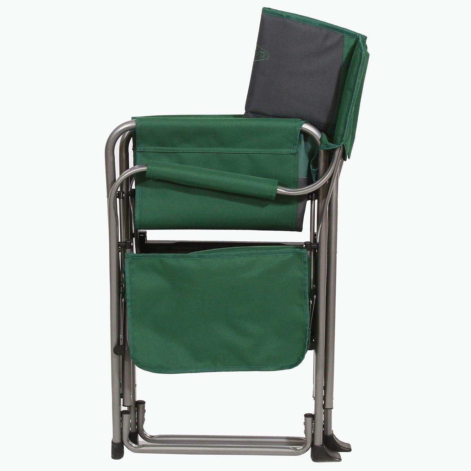 Kamp-Rite Kamp-Rite Portable Director's Chair w/Cooler, Cup Holder, & Side Table