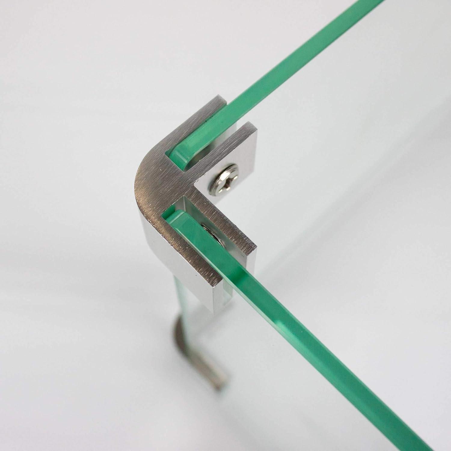 Celestial Fire Glass Rectangle Fire Pit Wind Guard