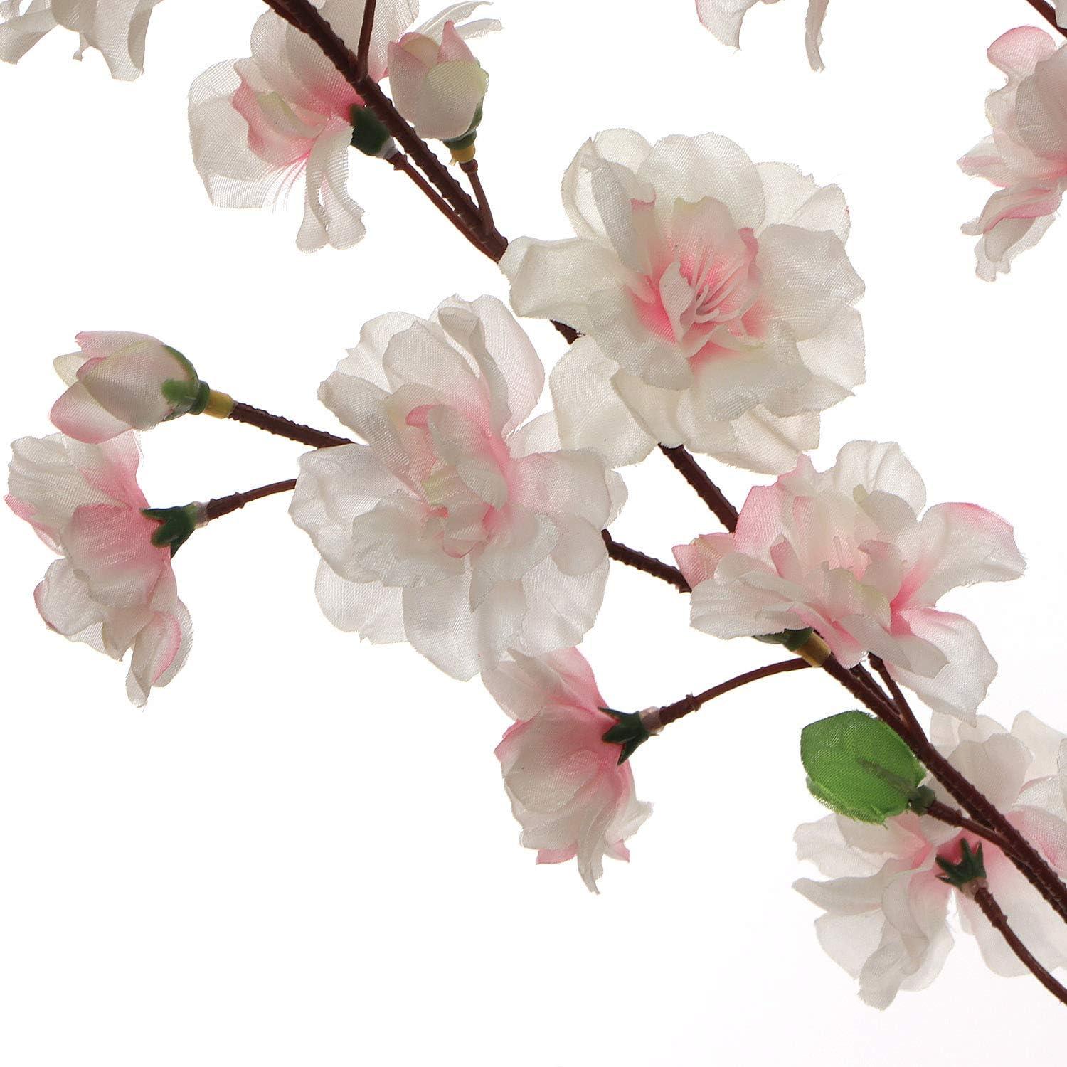 36-Inch Pink Silk Cherry Blossom Branches for Wedding Decor