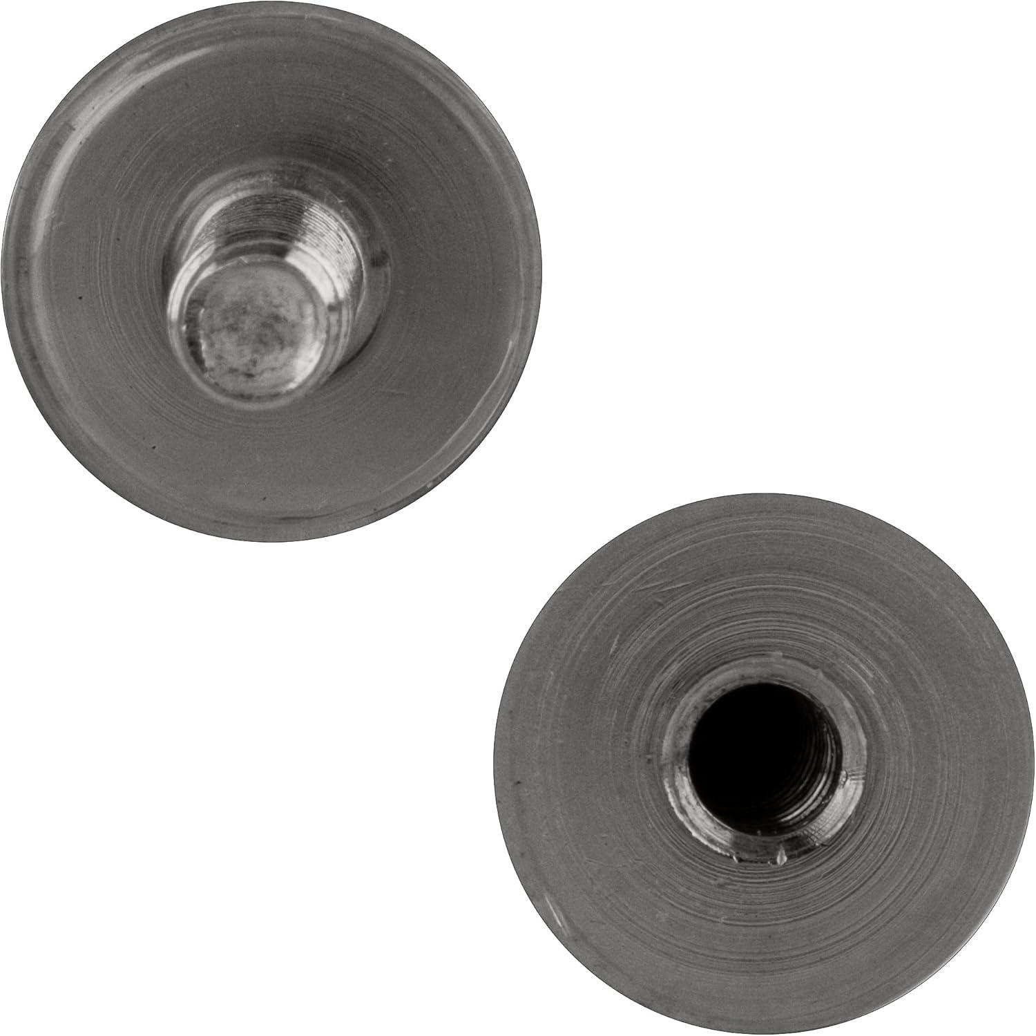 CRL SDK112CH Polished Chrome Cylinder Style Back-to-Back Shower Door Knobs