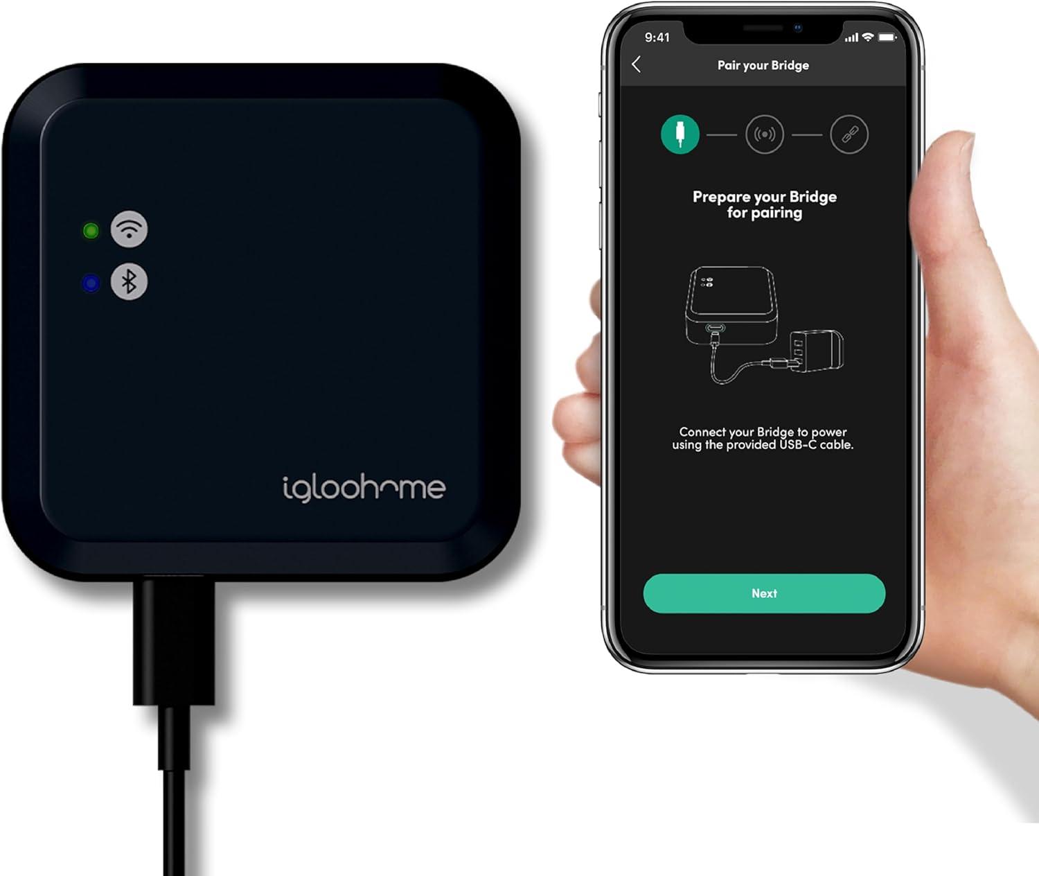 igloohome WiFi Bridge Control Your Locks remotely Anywhere, Anytime.