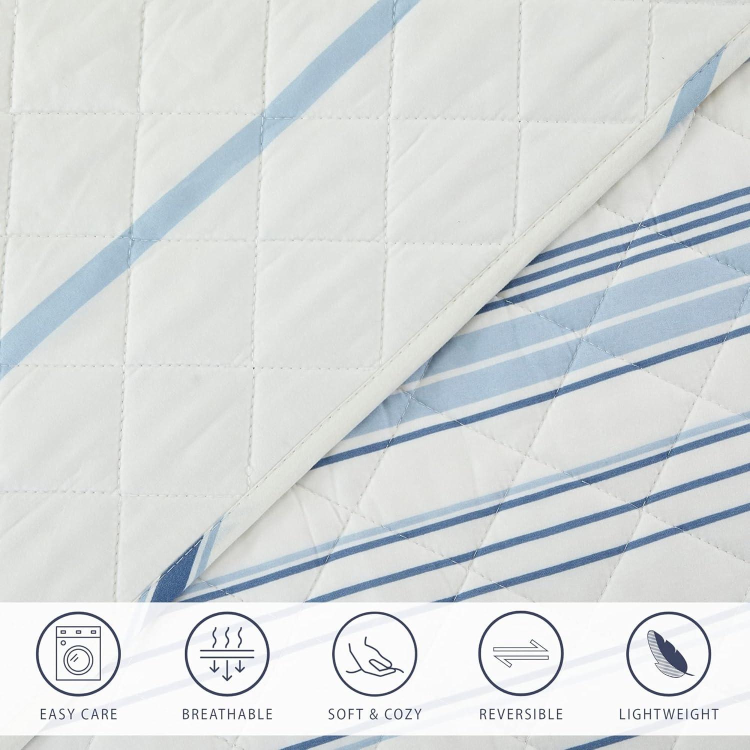 Market & Place Sofia No Striped Quilt Set