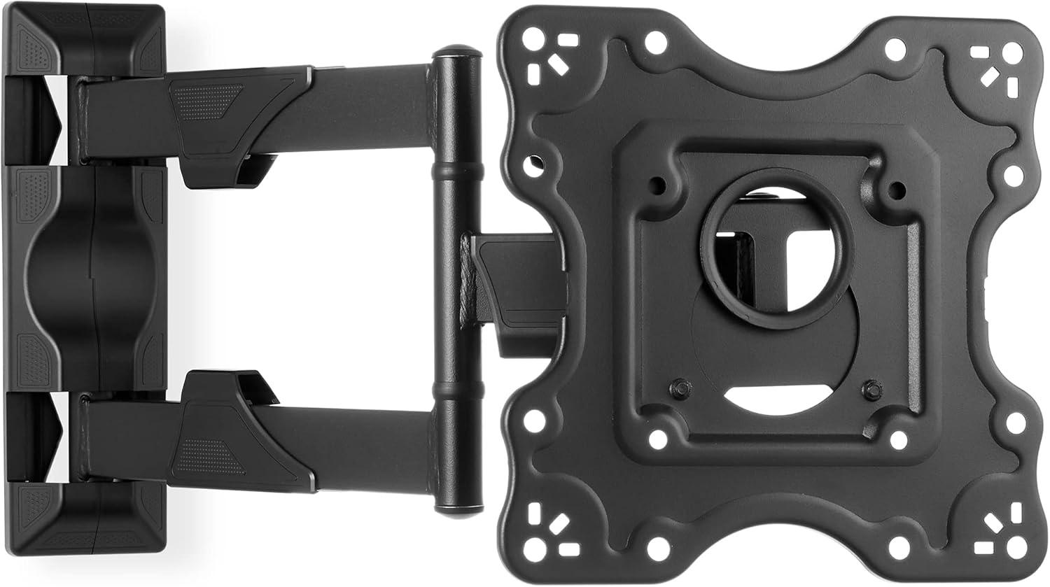 Mount Factory Full Motion TV Wall Mount Monitor Bracket for 32-52 Inch LED, LCD and Plasma Flat Screen Displays up to VESA 400x400. Universal Fit, Swivel, Tilt, Articulating with 10' HDMI Cable