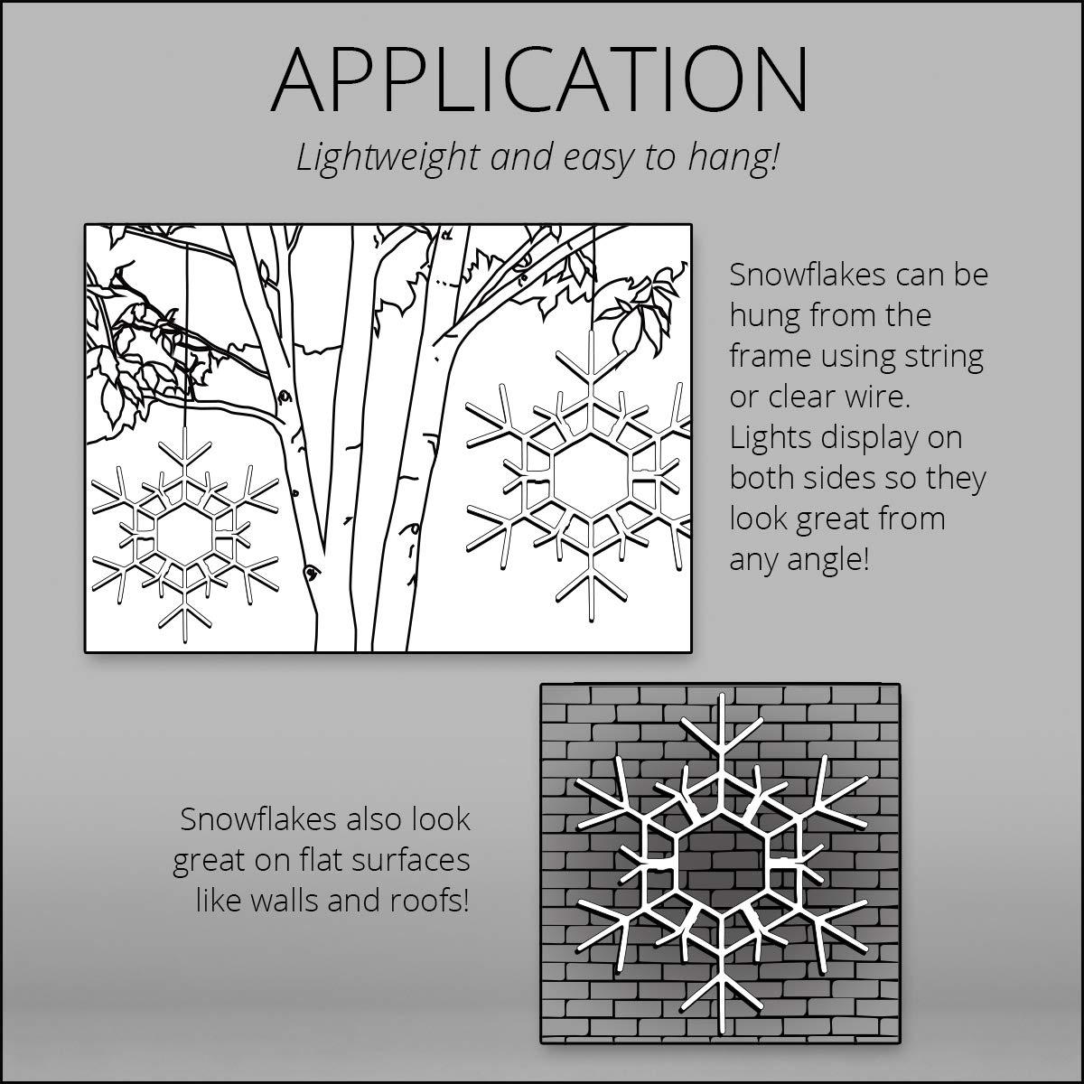 The Holiday Aisle® LED Folding Snowflake