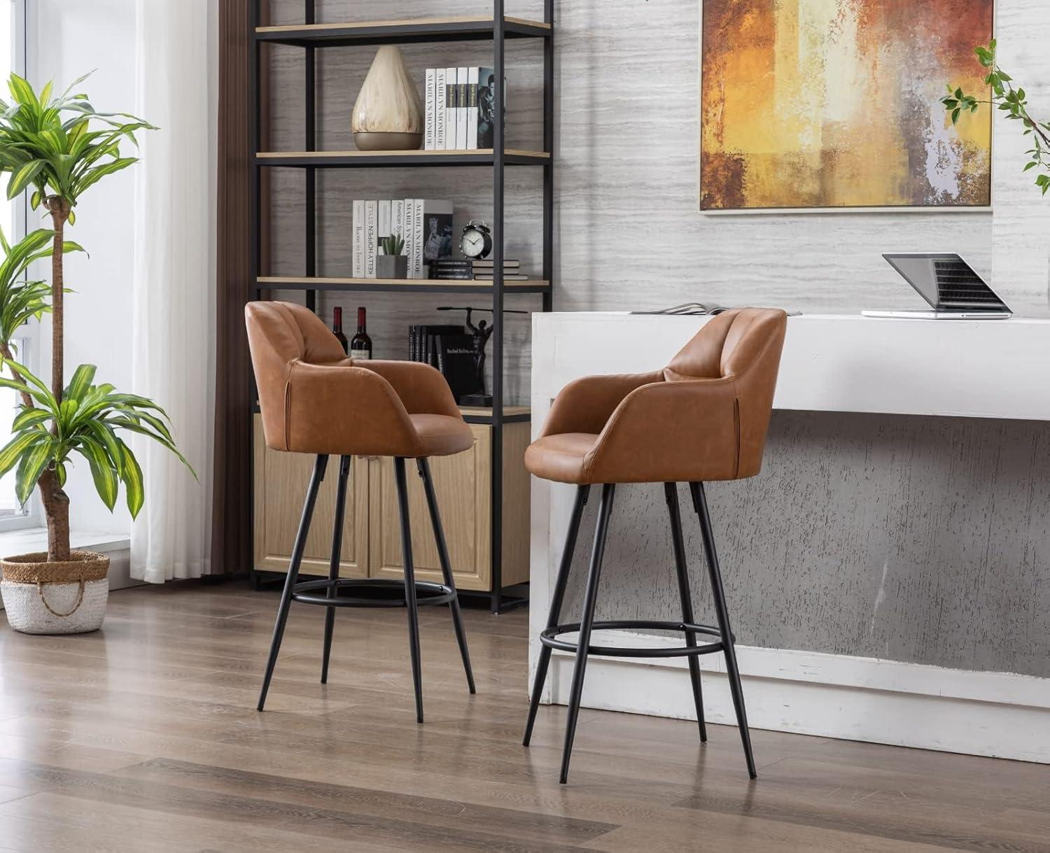 Irelyn PU Upholstered 30'' Bar Stool