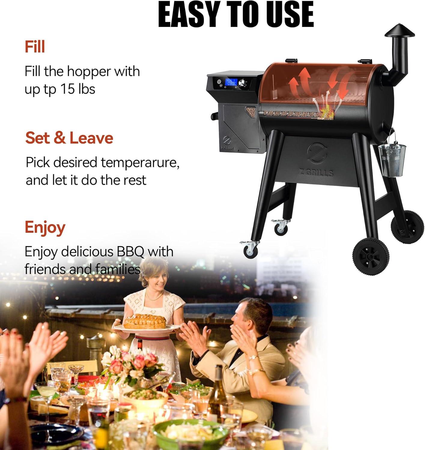 Z GRILLS 24'' W Wood Pellet Grill