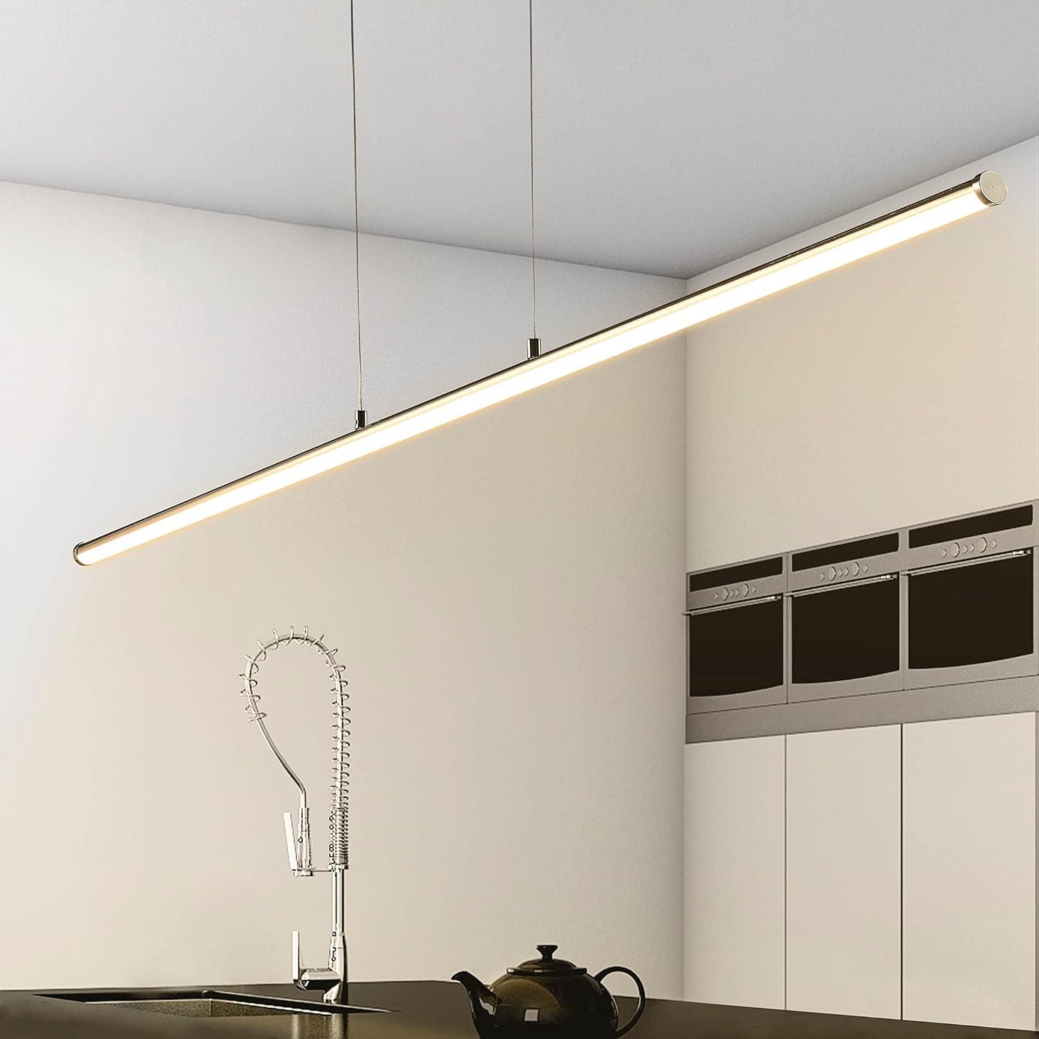 Conley 39.5" Dimmable Adjustable Integrated LED Metal Linear Pendant, Black