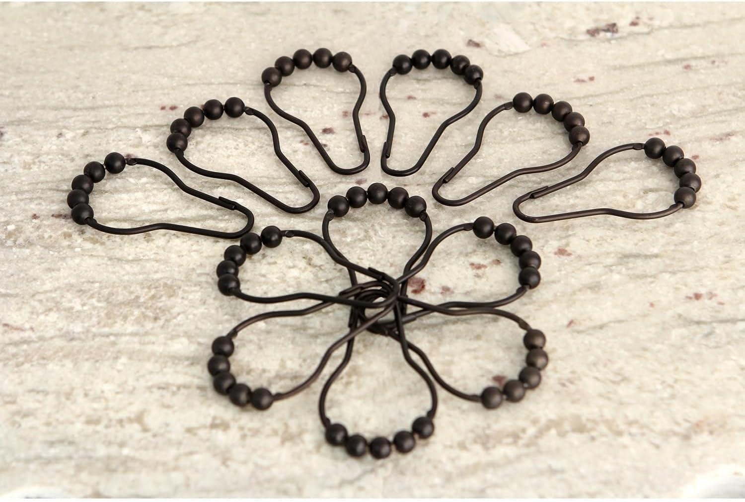 Kingston Brass Kingston Brass Edenscape Roller Ball Shower Curtain Rings (12 Pieces/Set) (Set of 12)