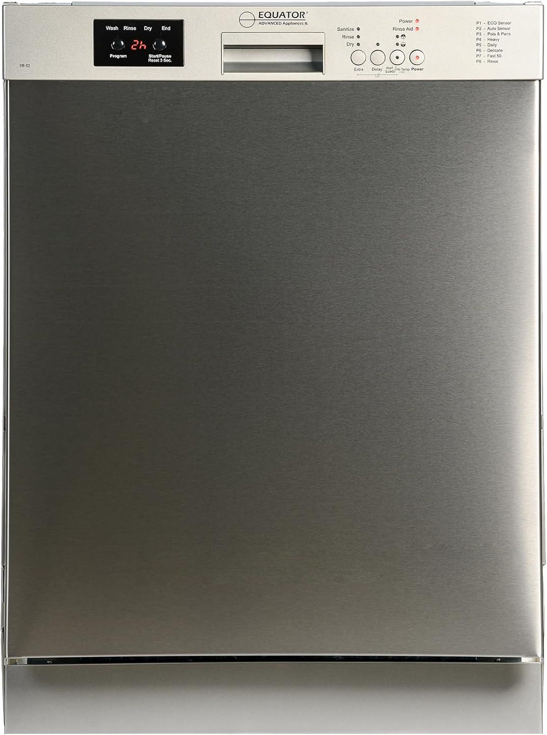 Equator Europe 24" Built in 14 place Dishwasher in Stainless