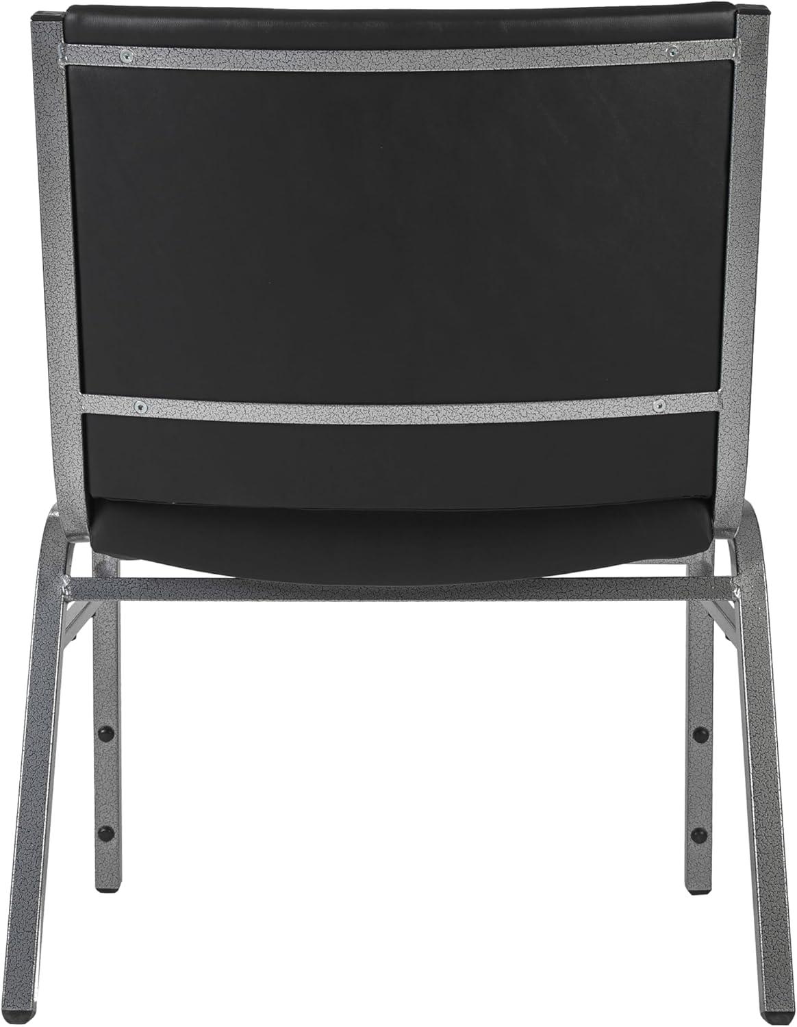 Flash Furniture Divine Multipurpose Big & Tall 1000 lb. Rated Stacking Guest Chairs for Business or Home Use (Set of 2)