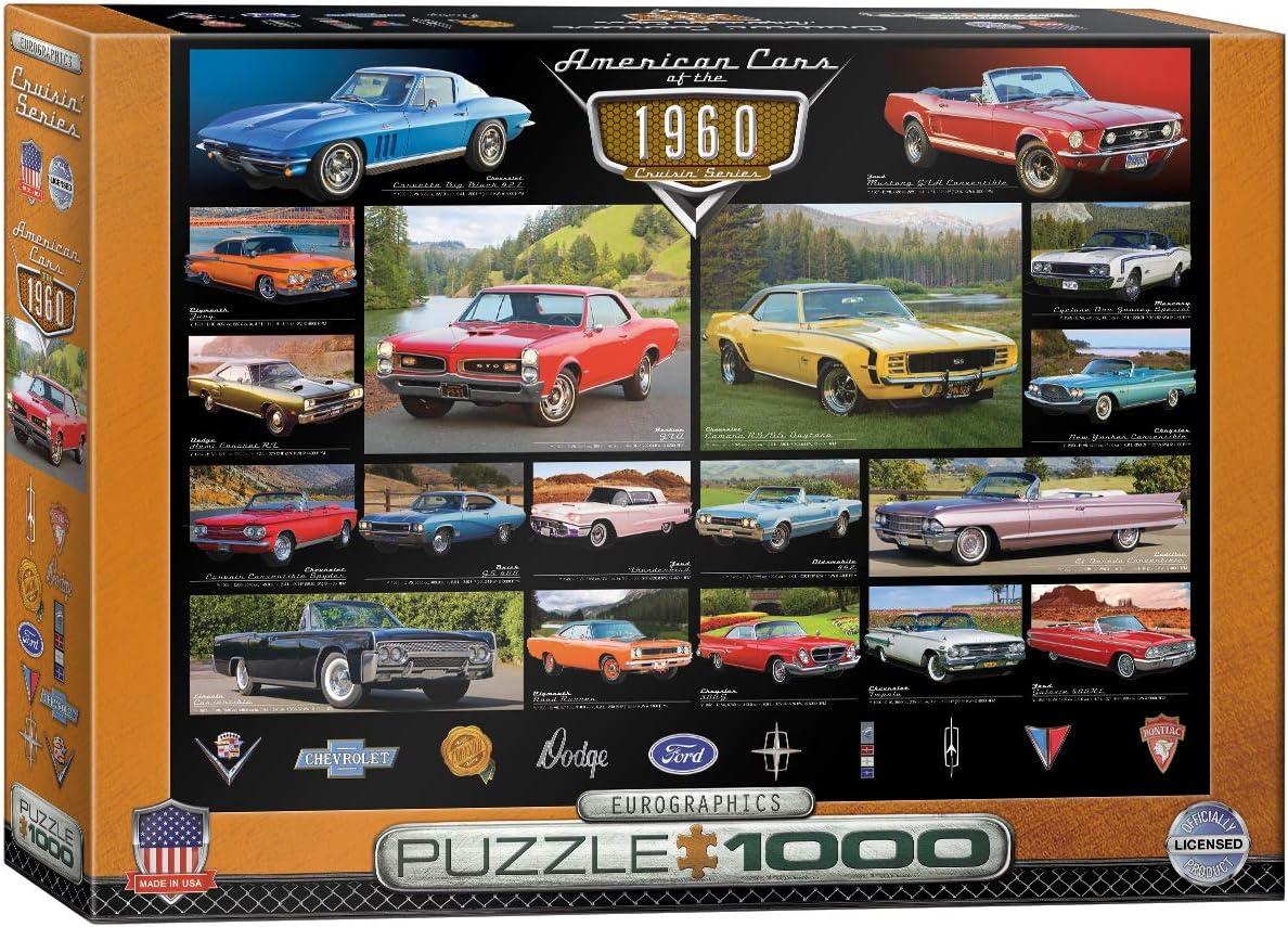 American Cars of the 1960s 1000-Piece Puzzle