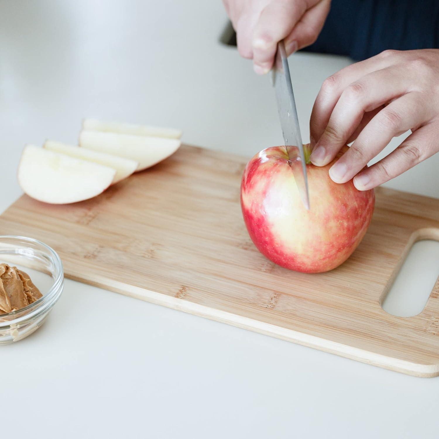 Chef Craft Classic Bamboo Cutting Board, 7.5 x 14 inch, Natural