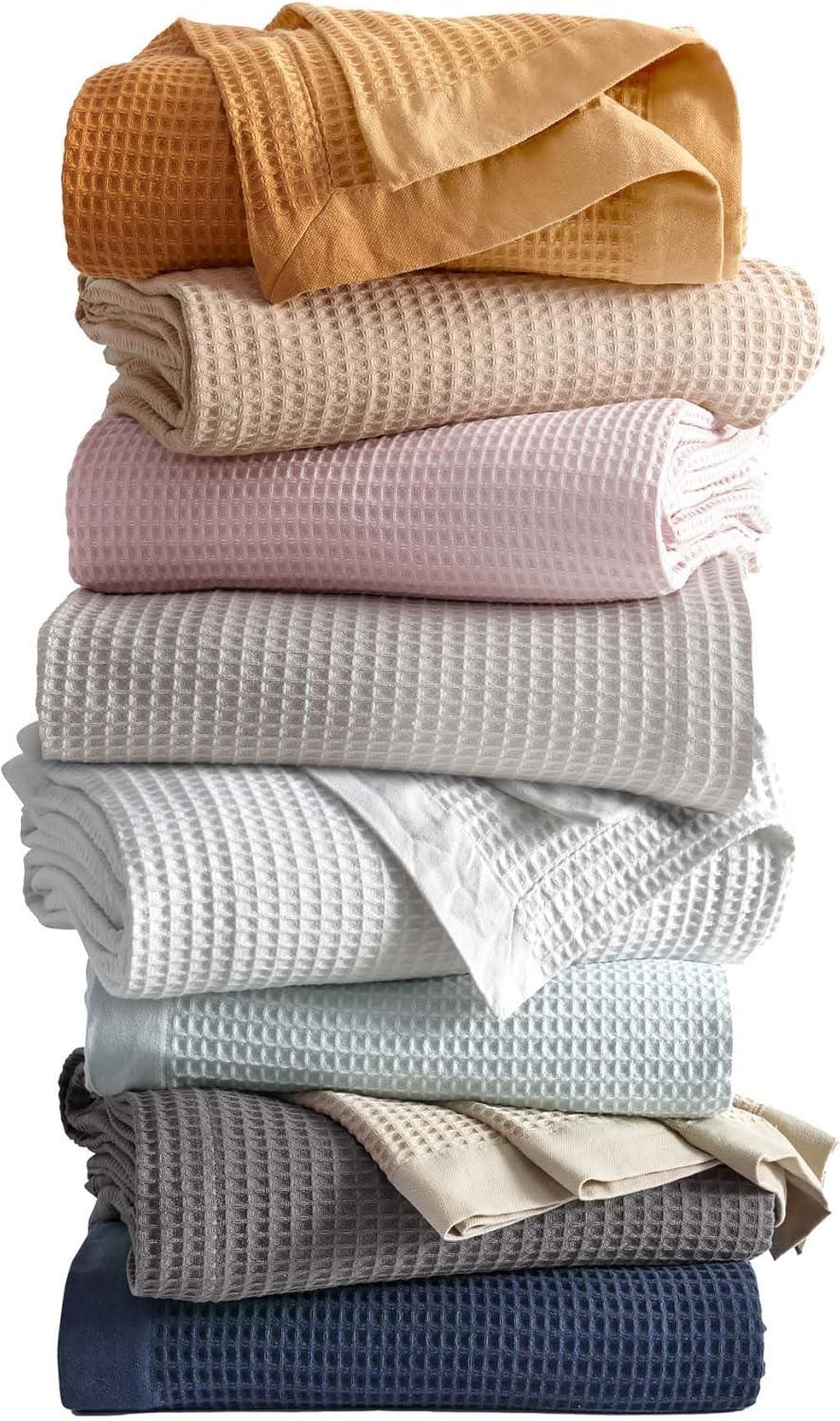 100% Cotton Waffle Weave Blanket