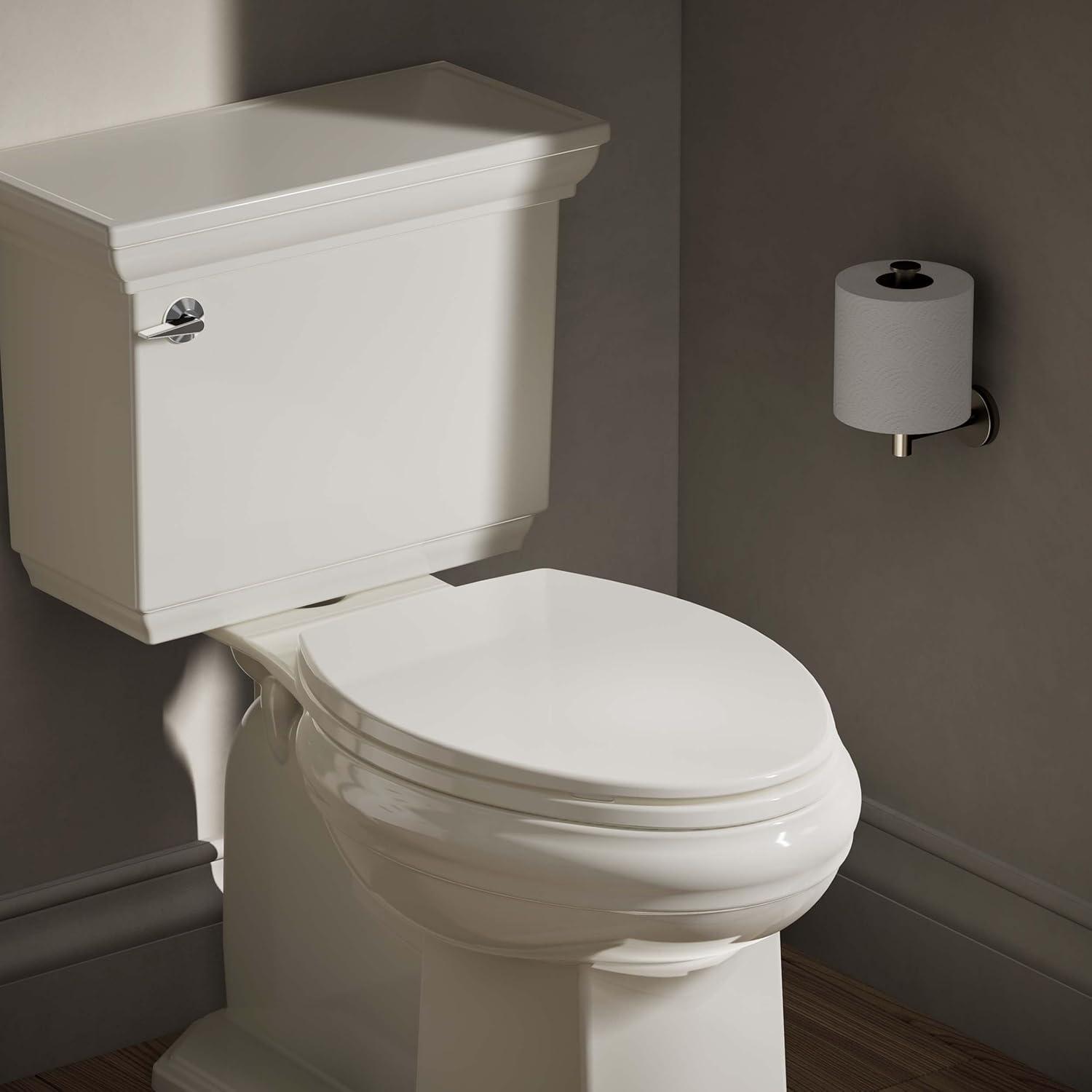 Kohler Brevia Quiet-Close Toilet Seat with Grip-Tight Bumpers and Quick-Attach Hardware
