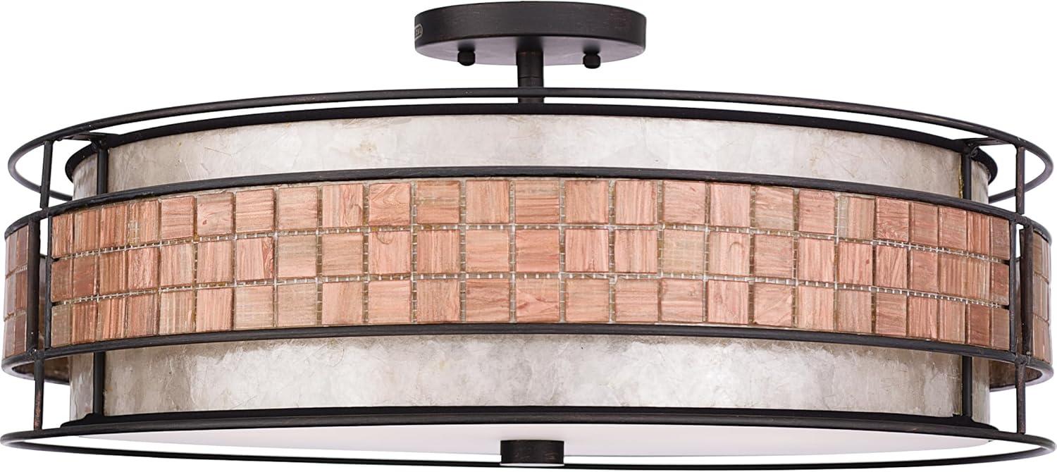 Quoizel Lighting Laguna 4 - Light Pendant in  Renaissance Copper