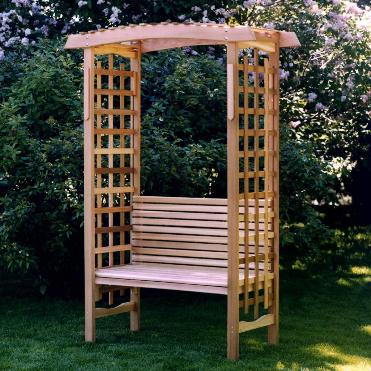 All Things Cedar GA87 Garden Arbor - 60L x 25W x 86H