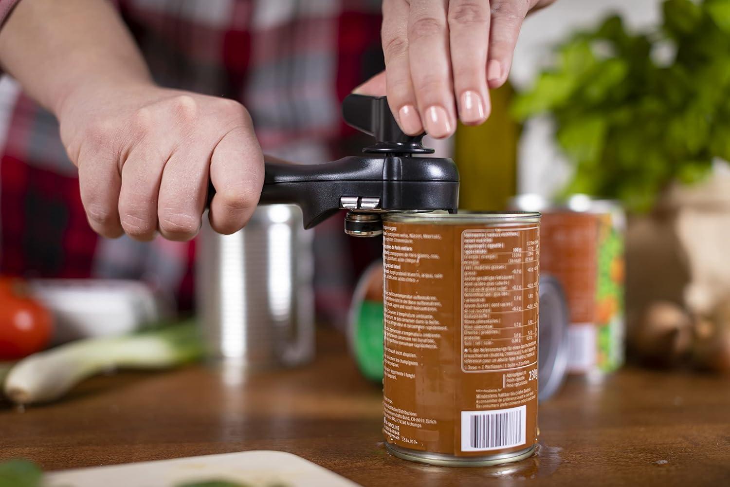 Red Safety LidLifter Can Opener with Ring-Pull