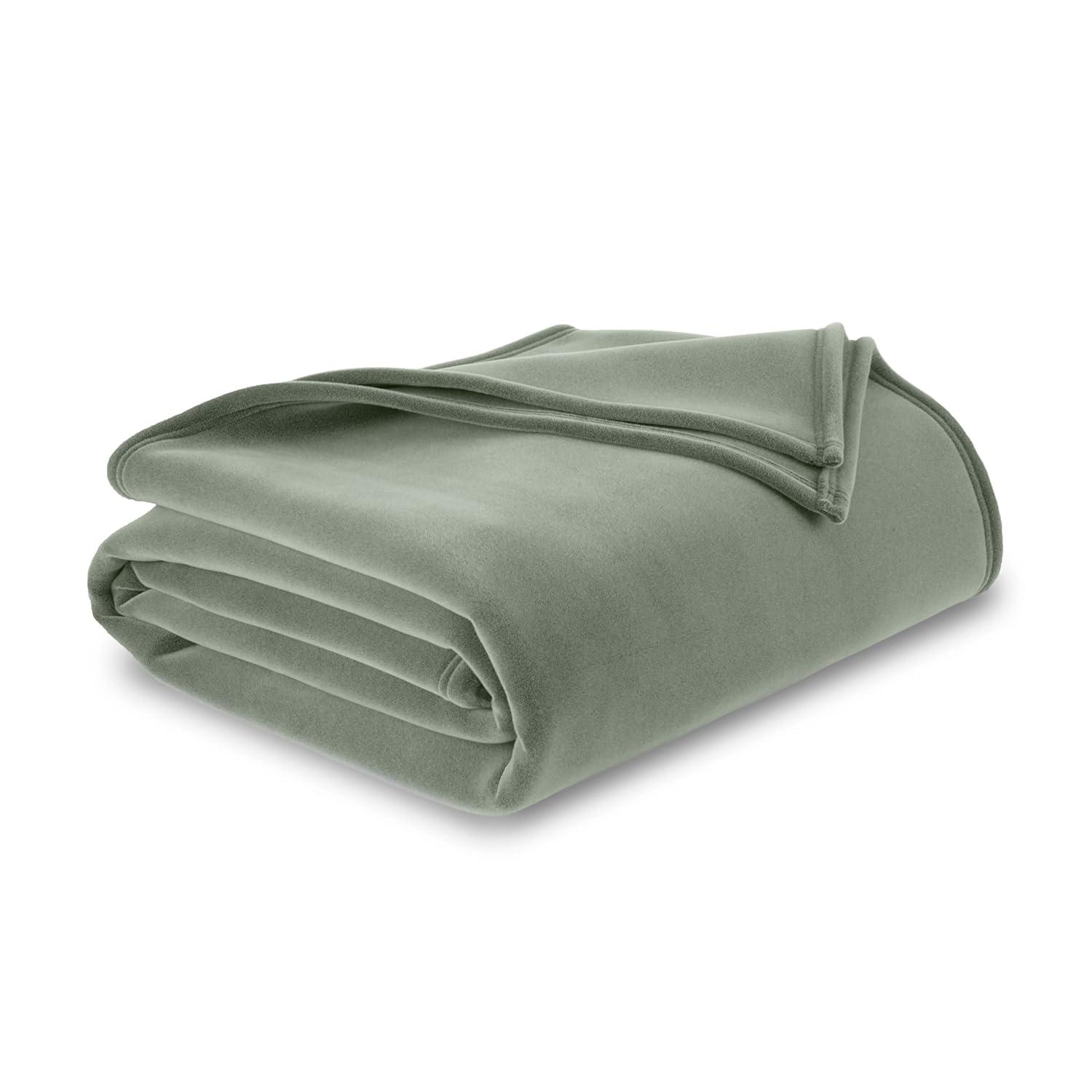 Vellux Throw Blanket, Original Blanket,  Snuggle-Ready,  Durable Machine Washable Pet Friendly, All-Season Comfort, Layering Bed Sofa Blanket, Blanket for Bed, Cozy Throw Blanket