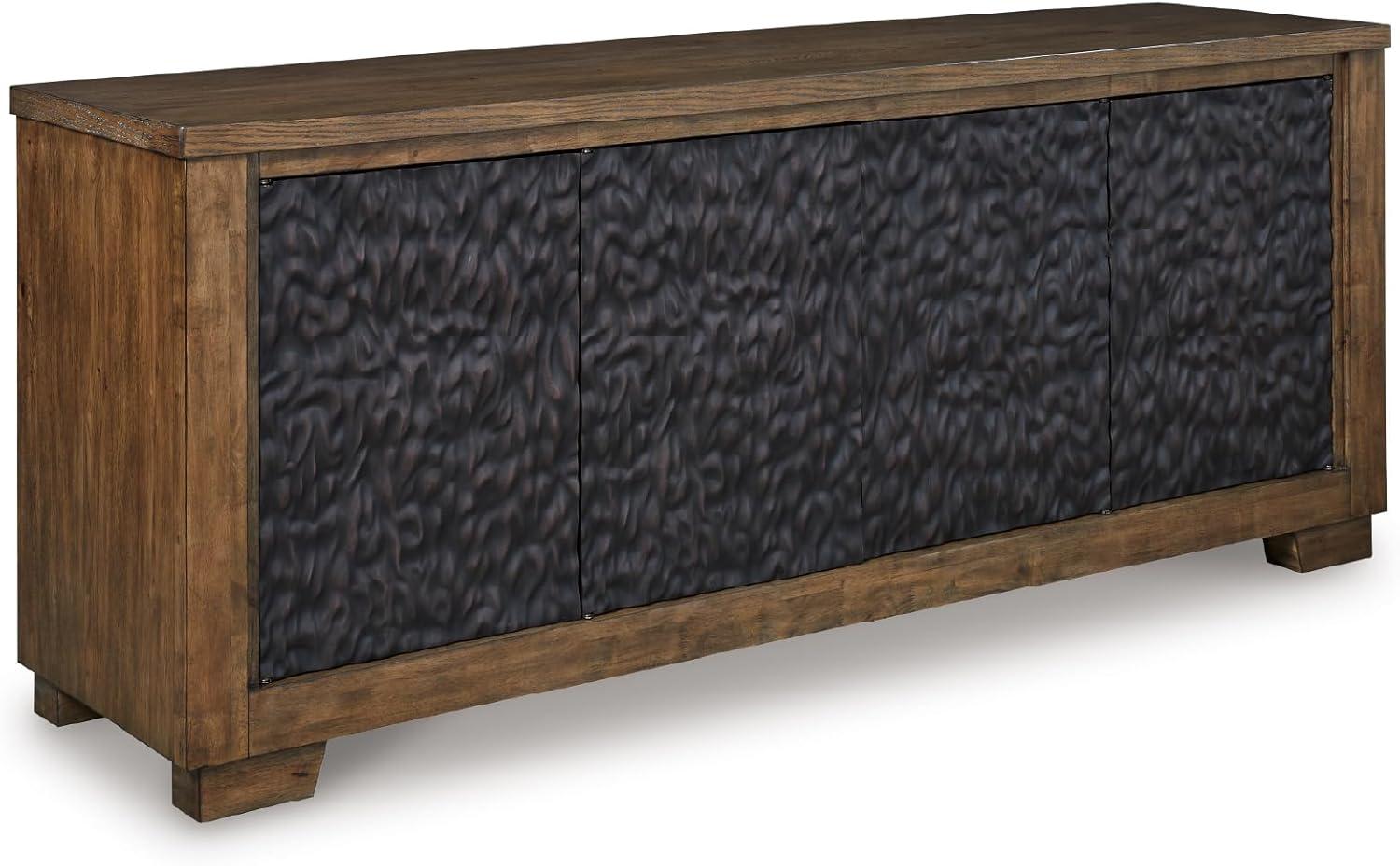 Signature Design by Ashley Rosswain Brown 80" TV Stand for TVs up to 91"