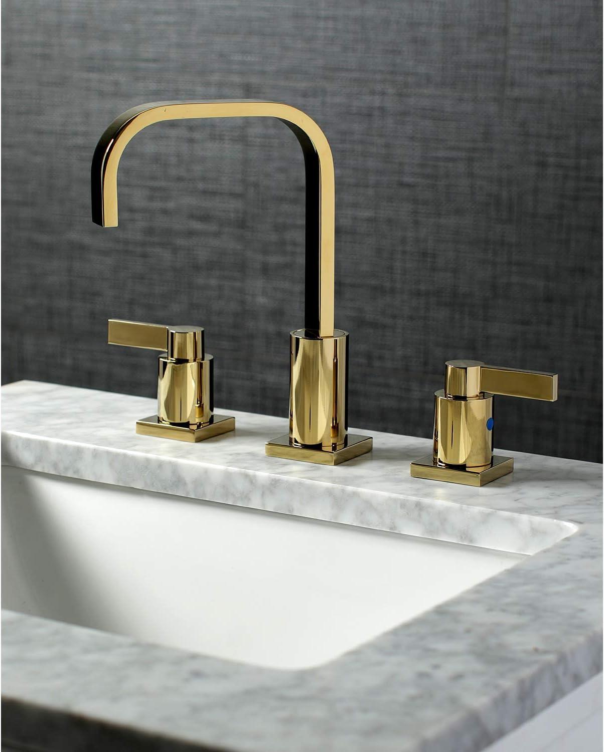 Nuvo Fusion Widespread Bathroom Faucet with Drain Assembly