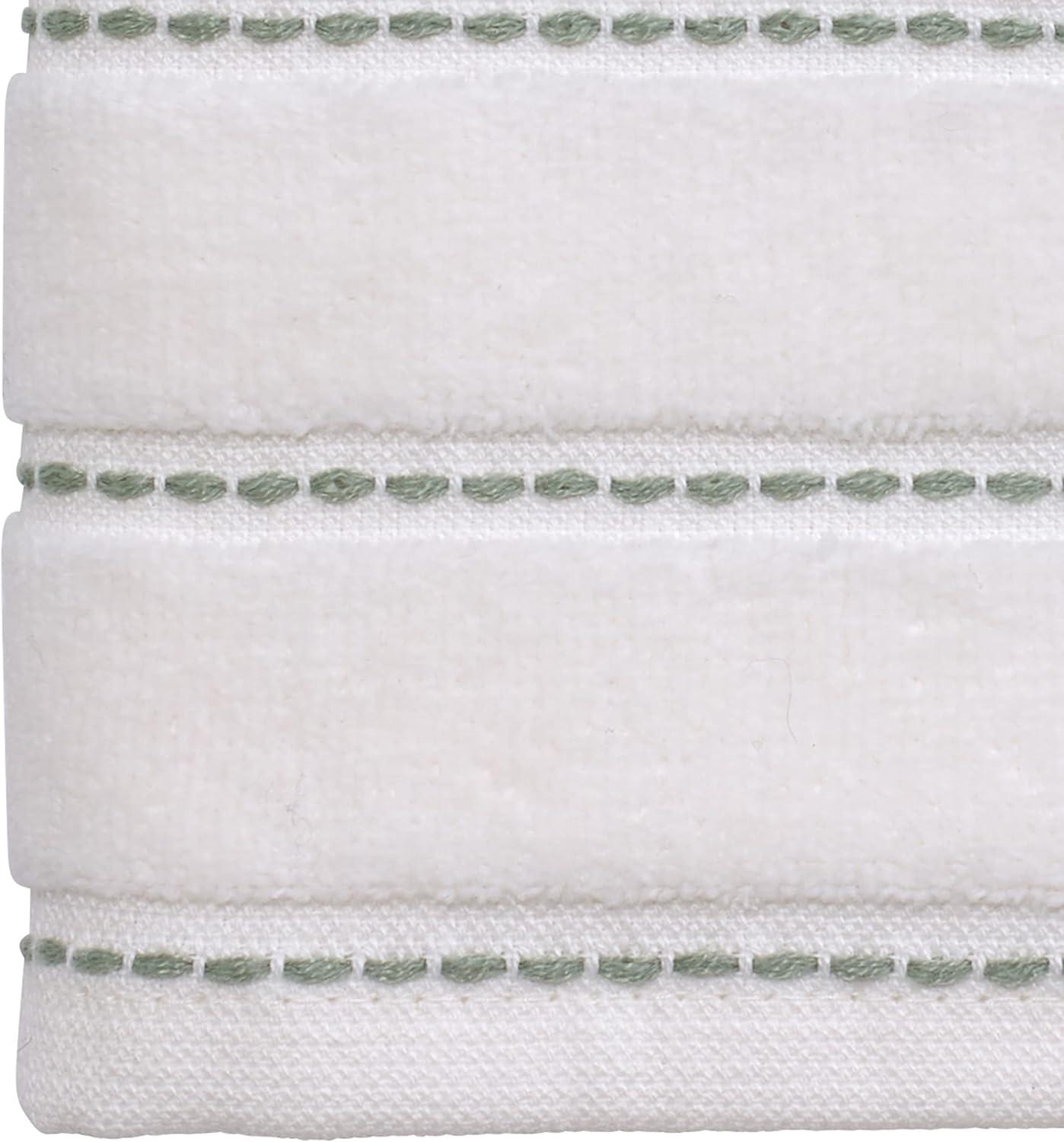 Elegant Floral Embroidered Cotton Hand Towel Set