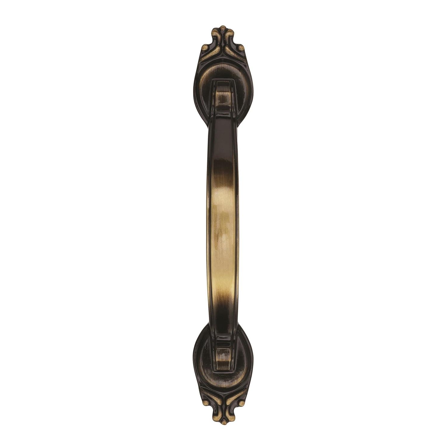 Antique English Gold Traditional Cabinet Pull with Mounting Hardware