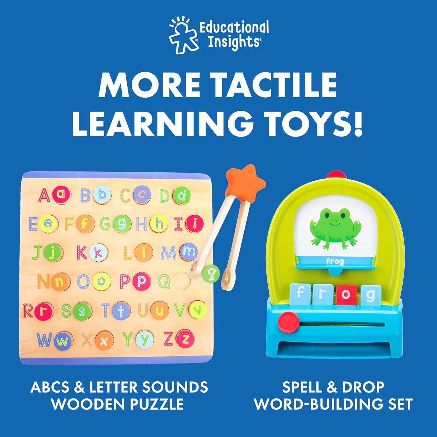 Educational Insights ABC Arc Mat Alphamagnets Set, 46 Pieces, Preschool Alphabet Learning Toys, Ages 3 and up