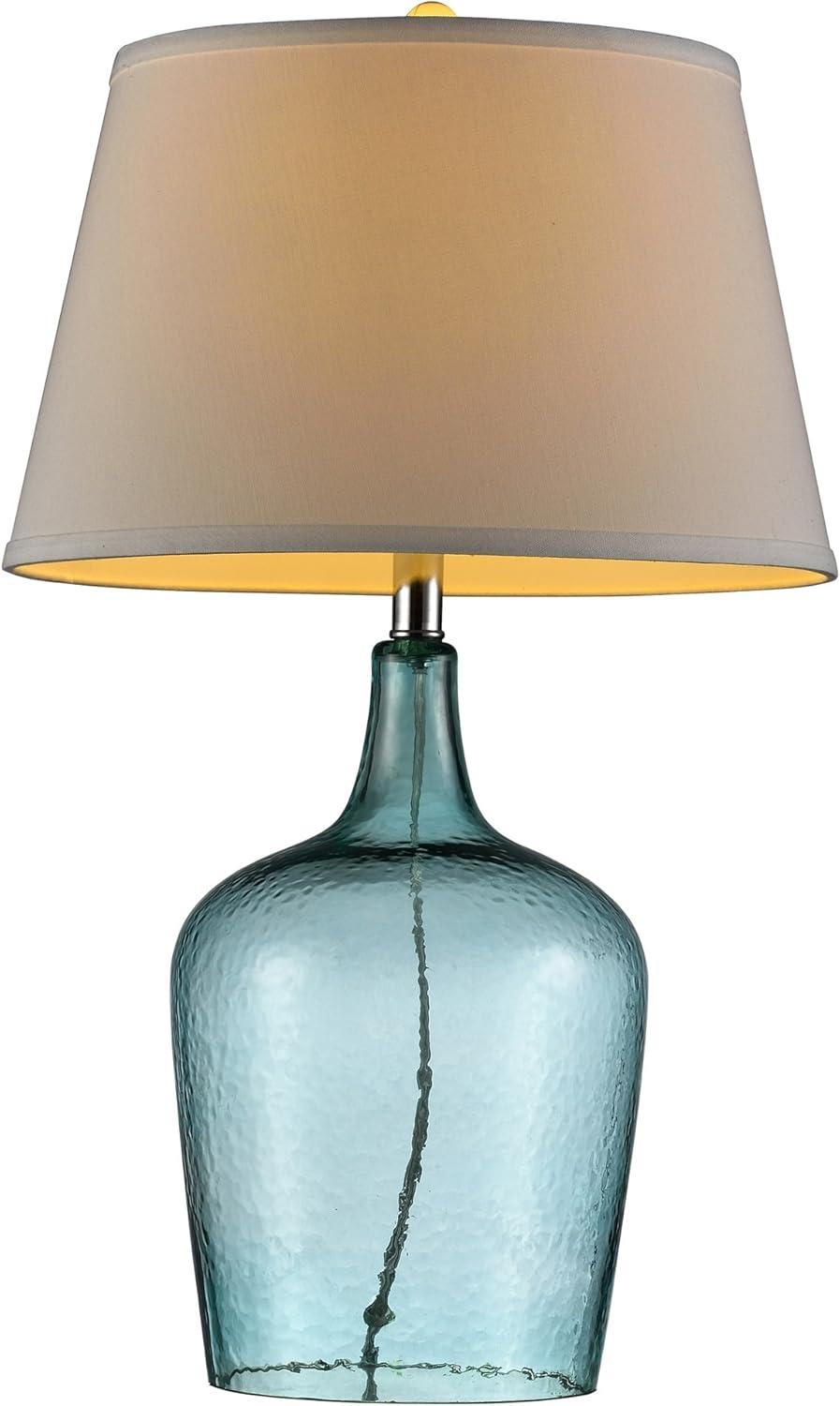 27"H Ocean Breeze Glass Table Lamp