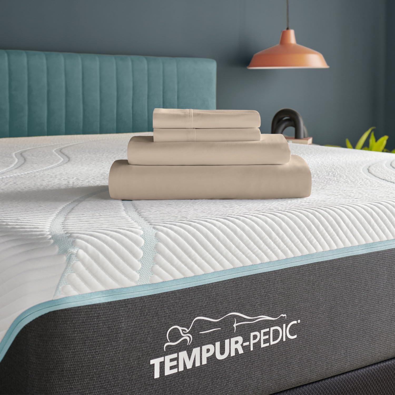 Tempur-Pedic Tempur-Classic Cotton Sheet Set, Sandstone, Full, Adult