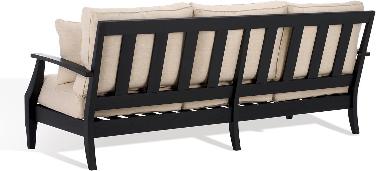 Safavieh  Couture Martinique Wood Patio Sofa Natural / White