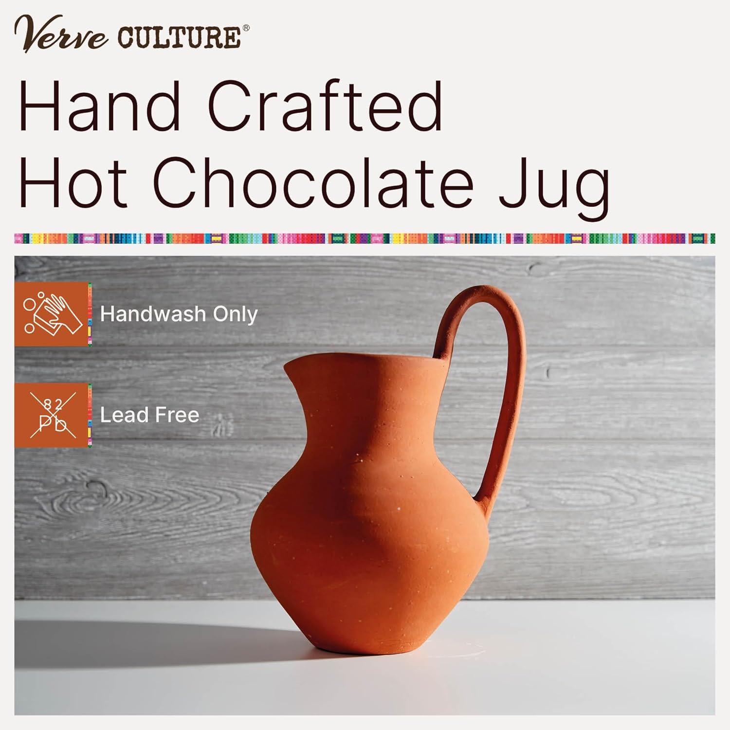 Handcrafted Terracotta Hot Chocolate Pitcher