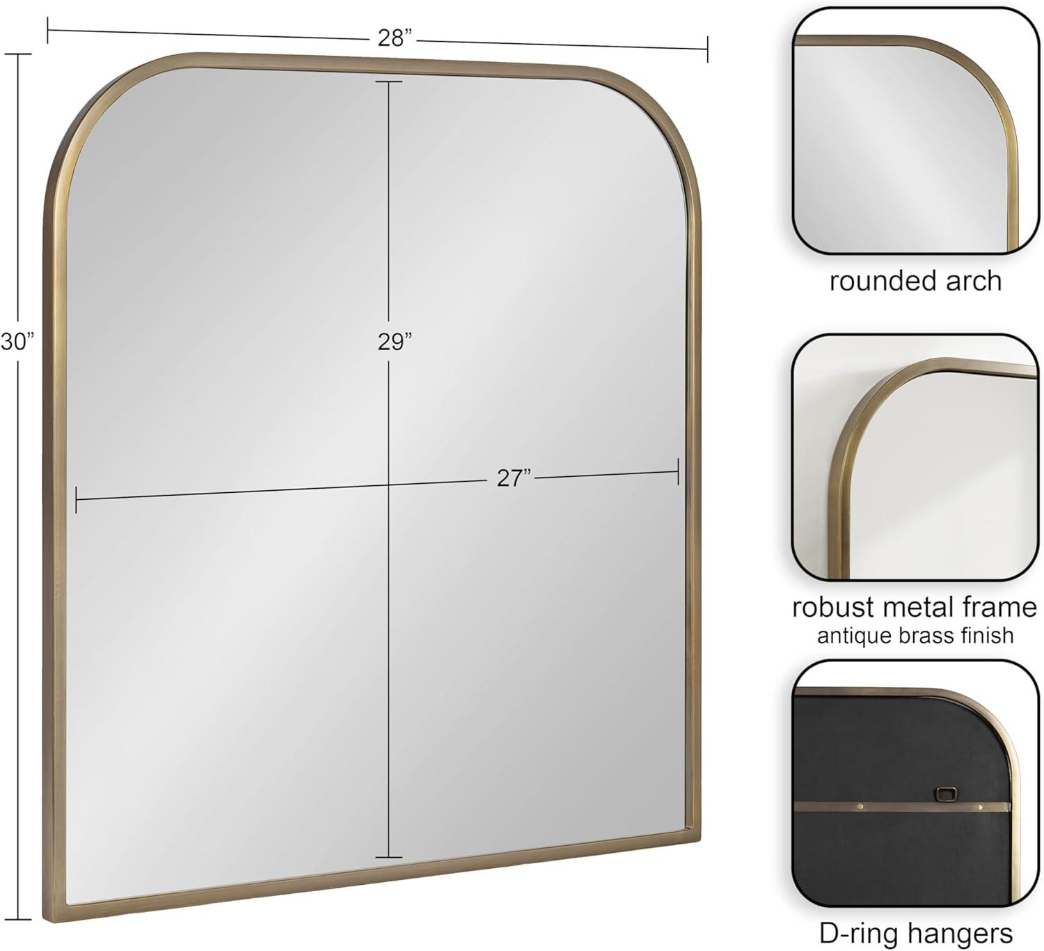 Sherman Metal Flat Wall Mirror