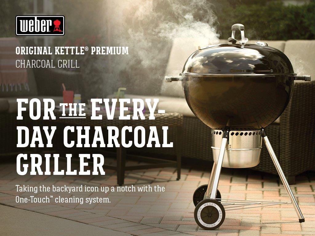 Weber Original Kettle Premium Charcoal Grill 22"