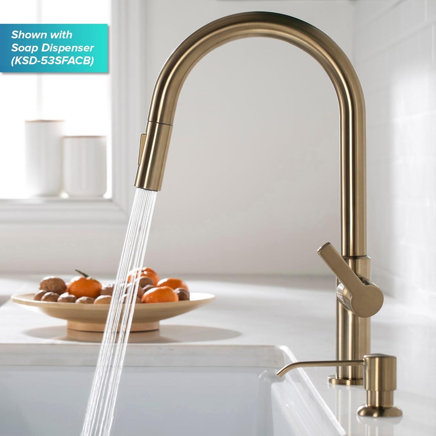 KRAUS Oletto Single Handle Pull Down Kitchen Faucet