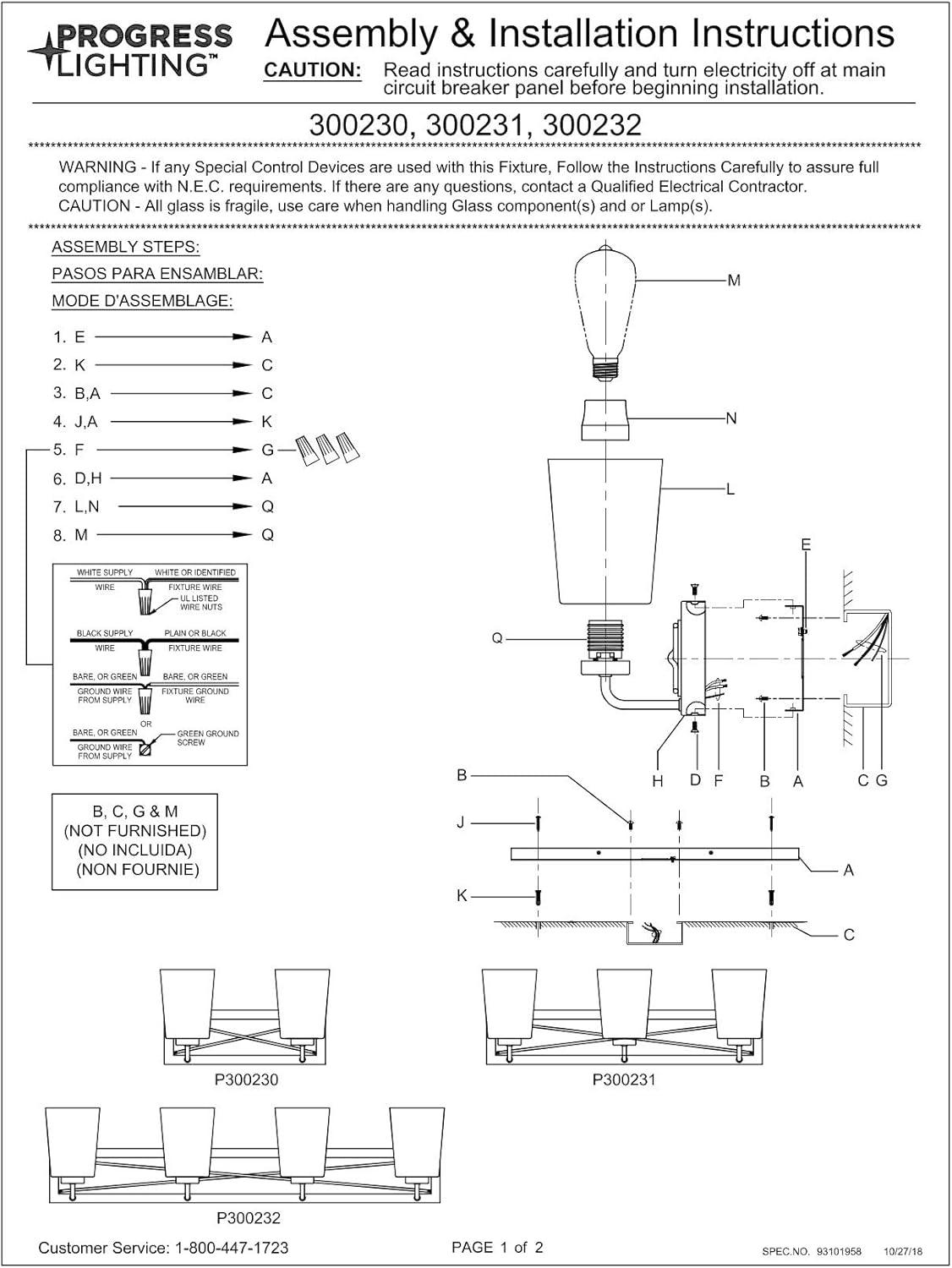 Progress Lighting Briarwood 4-Light Bath Vanity in Antique Bronze with Clear Glass Shades