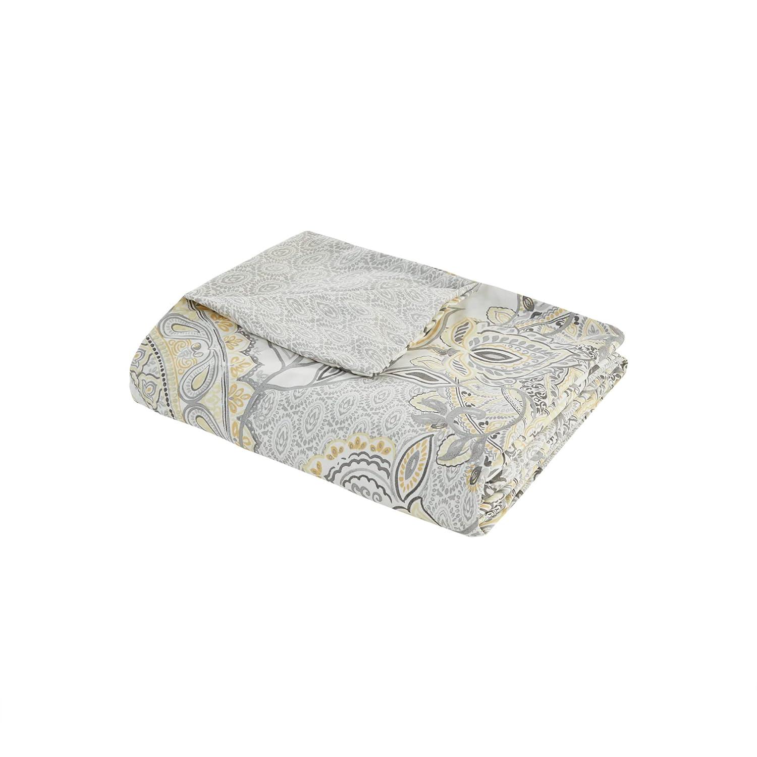 Madison Park Isla 3 Piece Reversible Cotton Floral Duvet Set