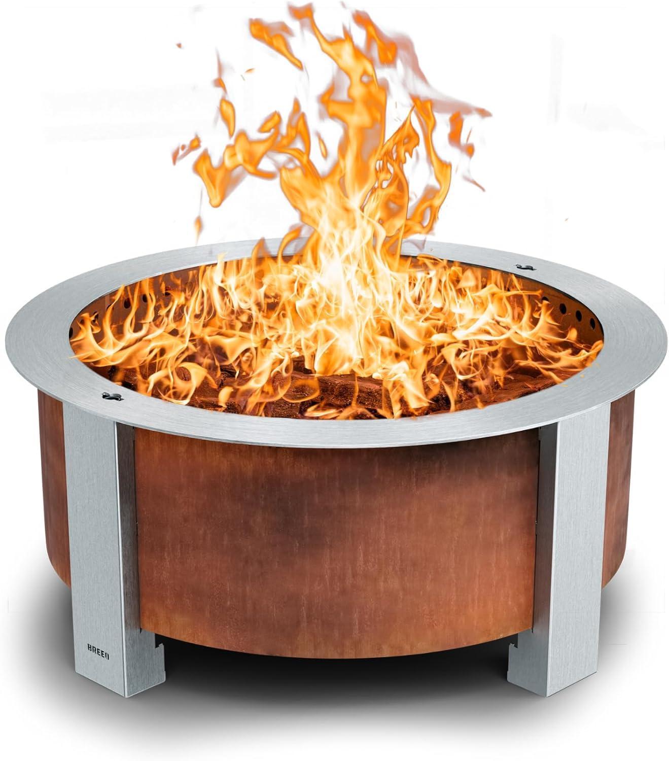 X Series 30 Smokeless Corten Steel Fire Pit