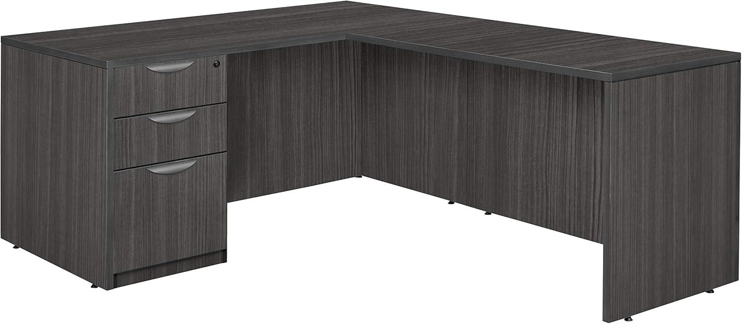 Regency Legacy L Desk with Single Full Pedestal Drawer Unit