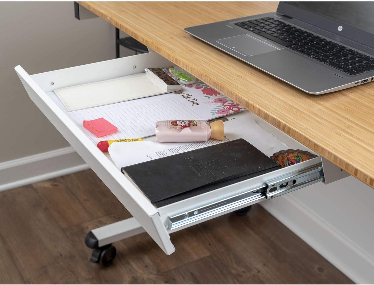 Stand Up Desk Store Add-On Office Sliding Under-Desk Drawer Storage Organizer for Standing Desks