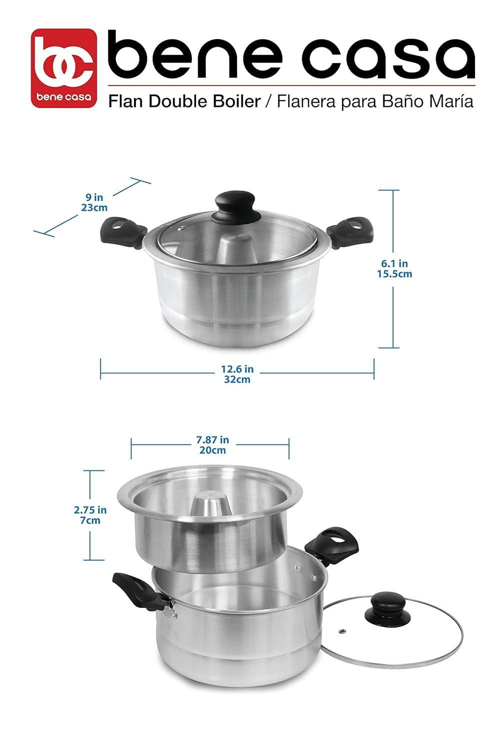 Flan Doble Caldera - Flanera para bano de Maria (Importado) 1.6 lts
