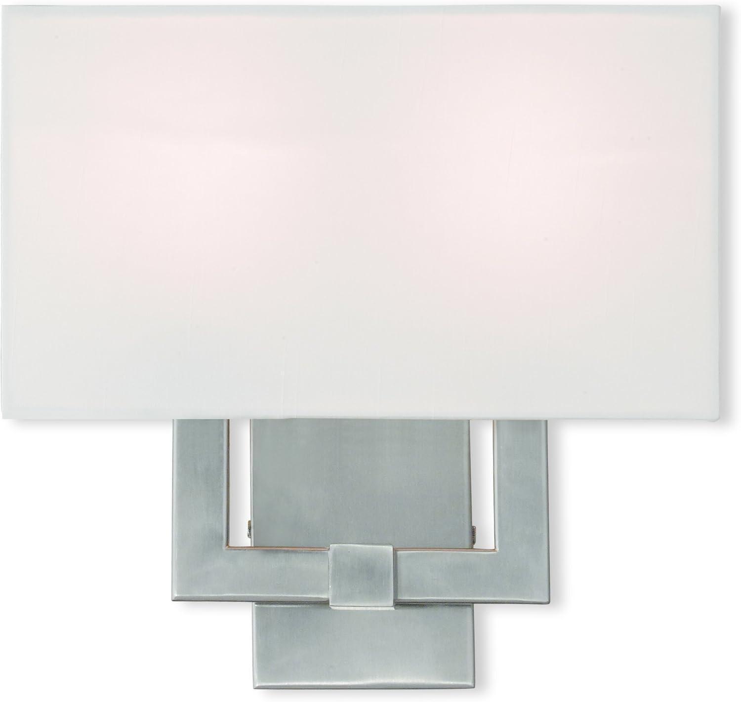 Livex Lighting Hollborn 2 - Light Wall Light in  Brushed Nickel