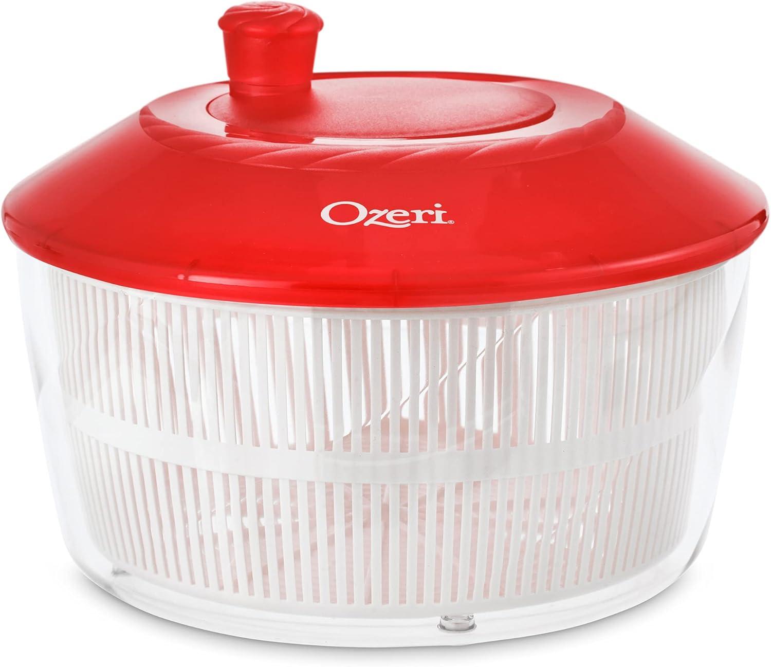 Ozeri Italian Made Fresca Salad Spinner and Serving Bowl Rotator