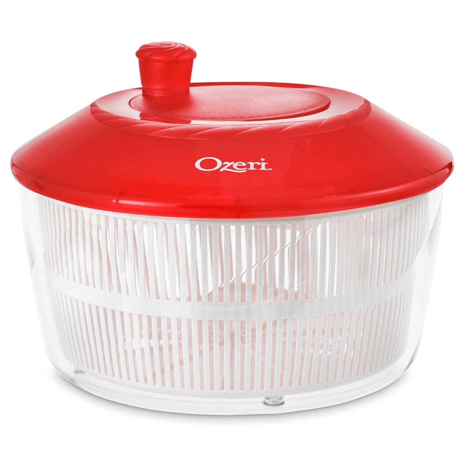 Ozeri Italian Made Fresca Salad Spinner and Serving Bowl Rotator