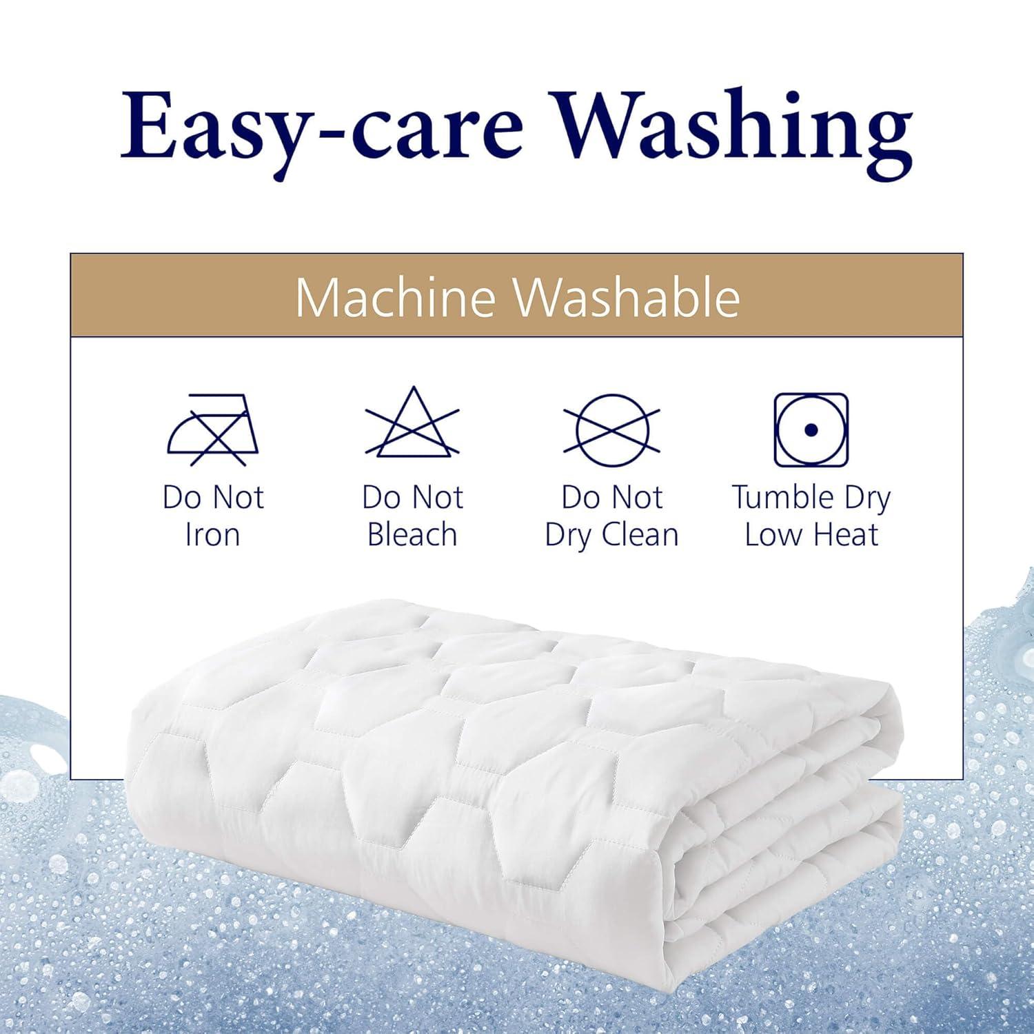 Twin XL Mattress Protector Waterproof, Rest-Guard 100% Waterproof Quilted Fitted Mattress Pad, Ultra Soft & Noiseless Mattress Cover Bed Cover - fits up to 21" Deep, Machine Washable