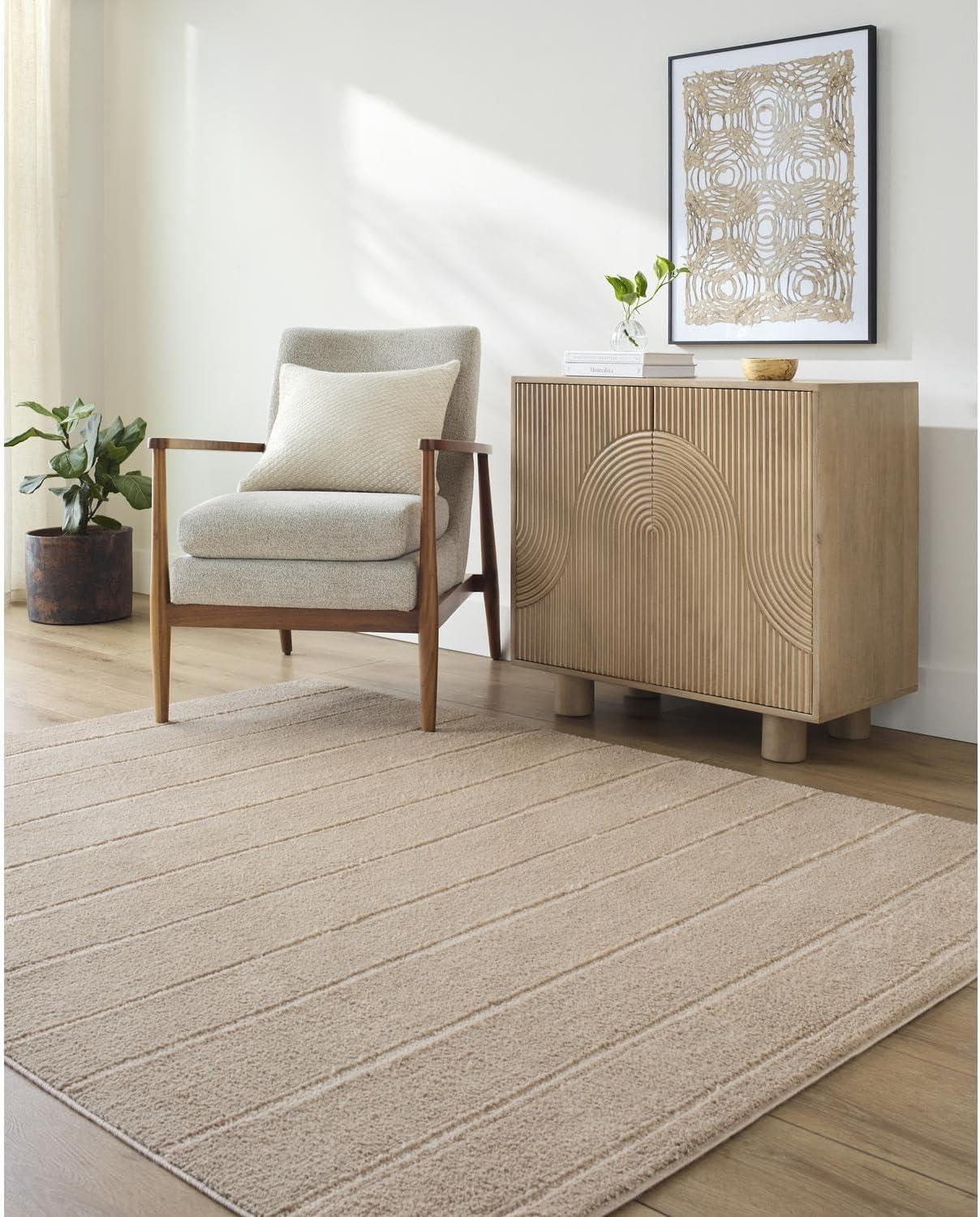 Our PNW Home x Livabliss Boho Scandi High Pile Ivory Area Rug