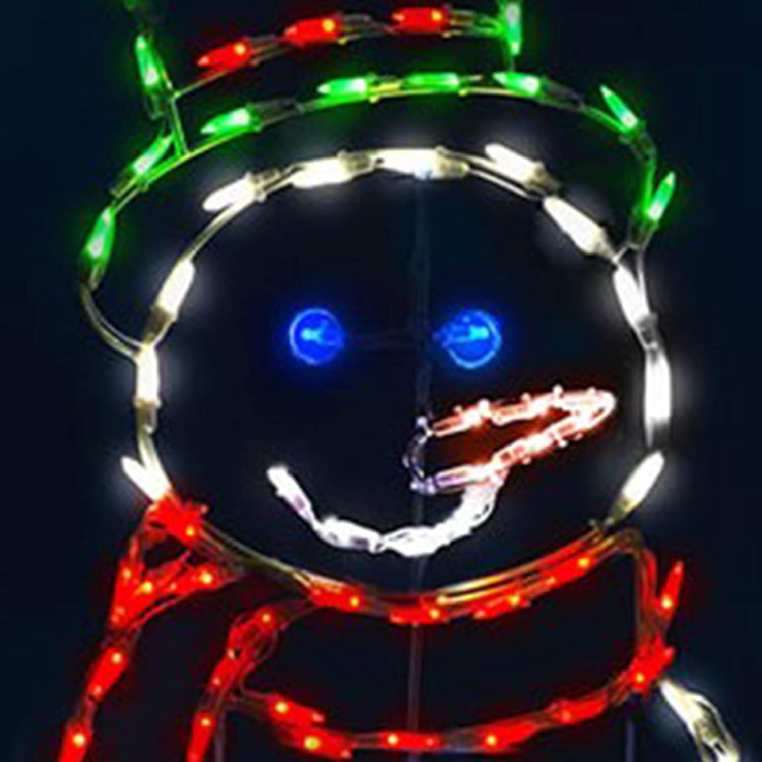 ProductWorks 60 In Pro-Line LED Animation Juggling Snowman Christmas Decoration